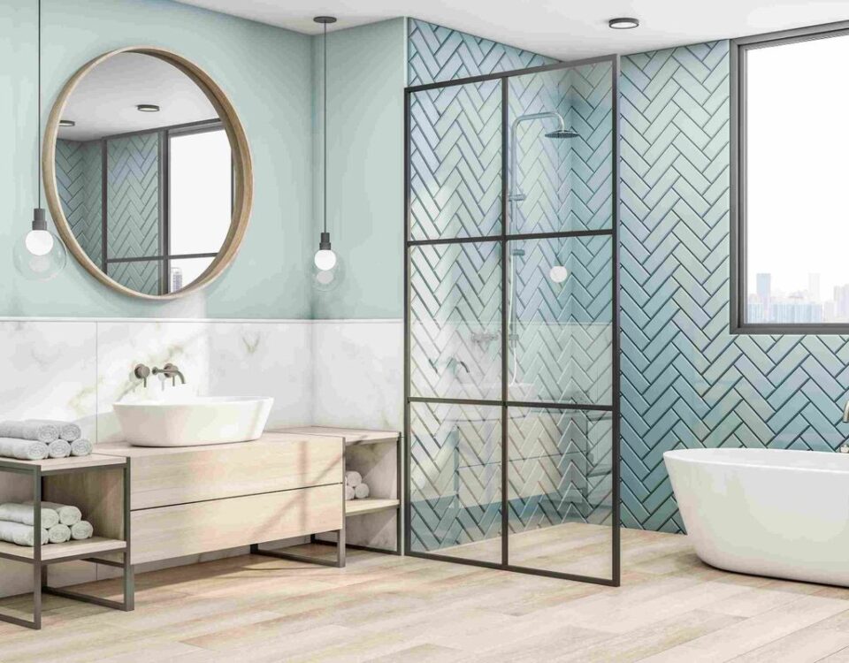 Bathroom Glass Partitions - Shower Screen