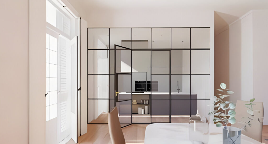Kitchen Glass Partition Near You in Dubai