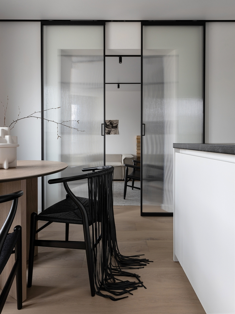 Kitchen Glass Partition - Paimaglass-dubai
